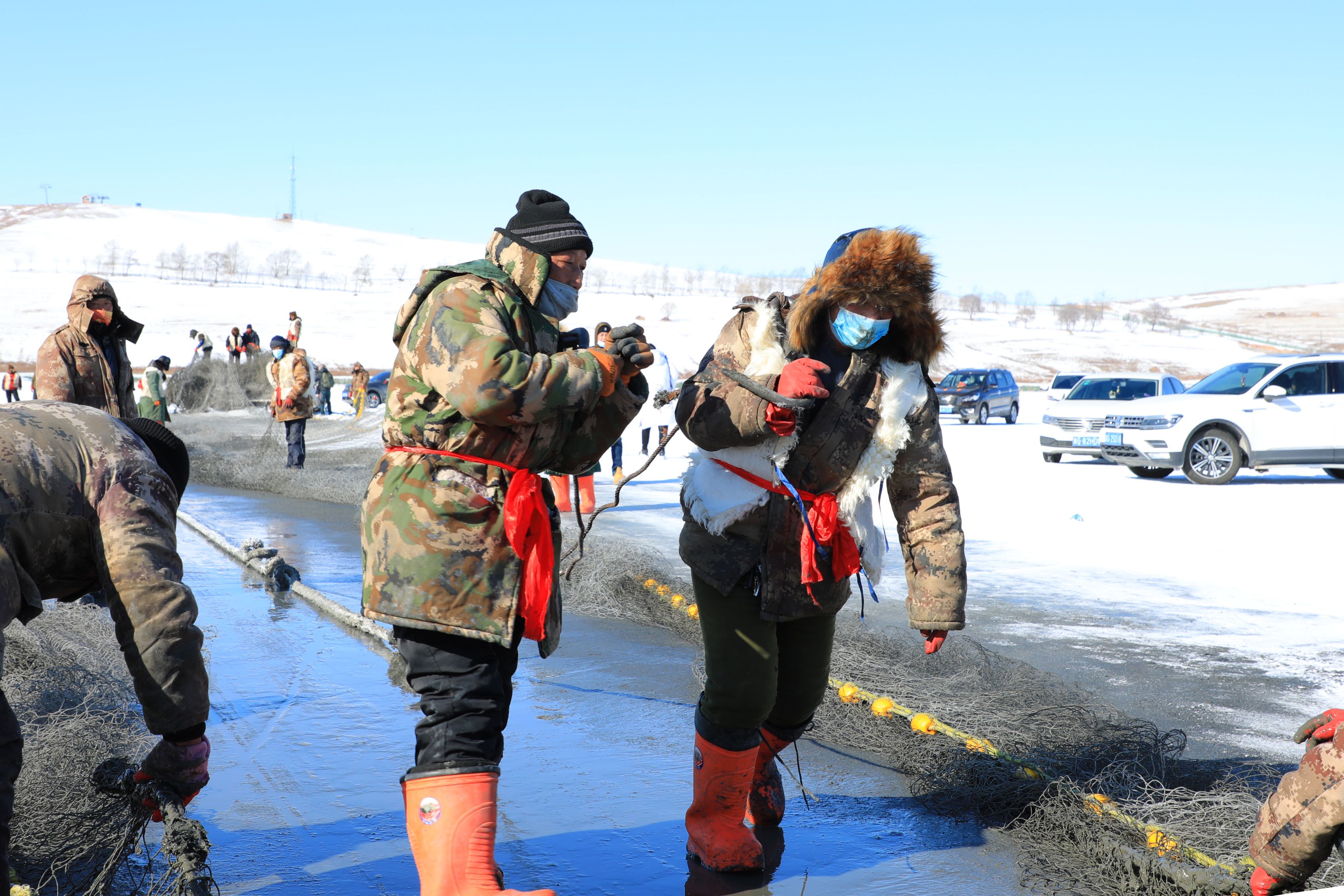 距离北京最近的冬捕地点 达里诺尔湖冬捕特色