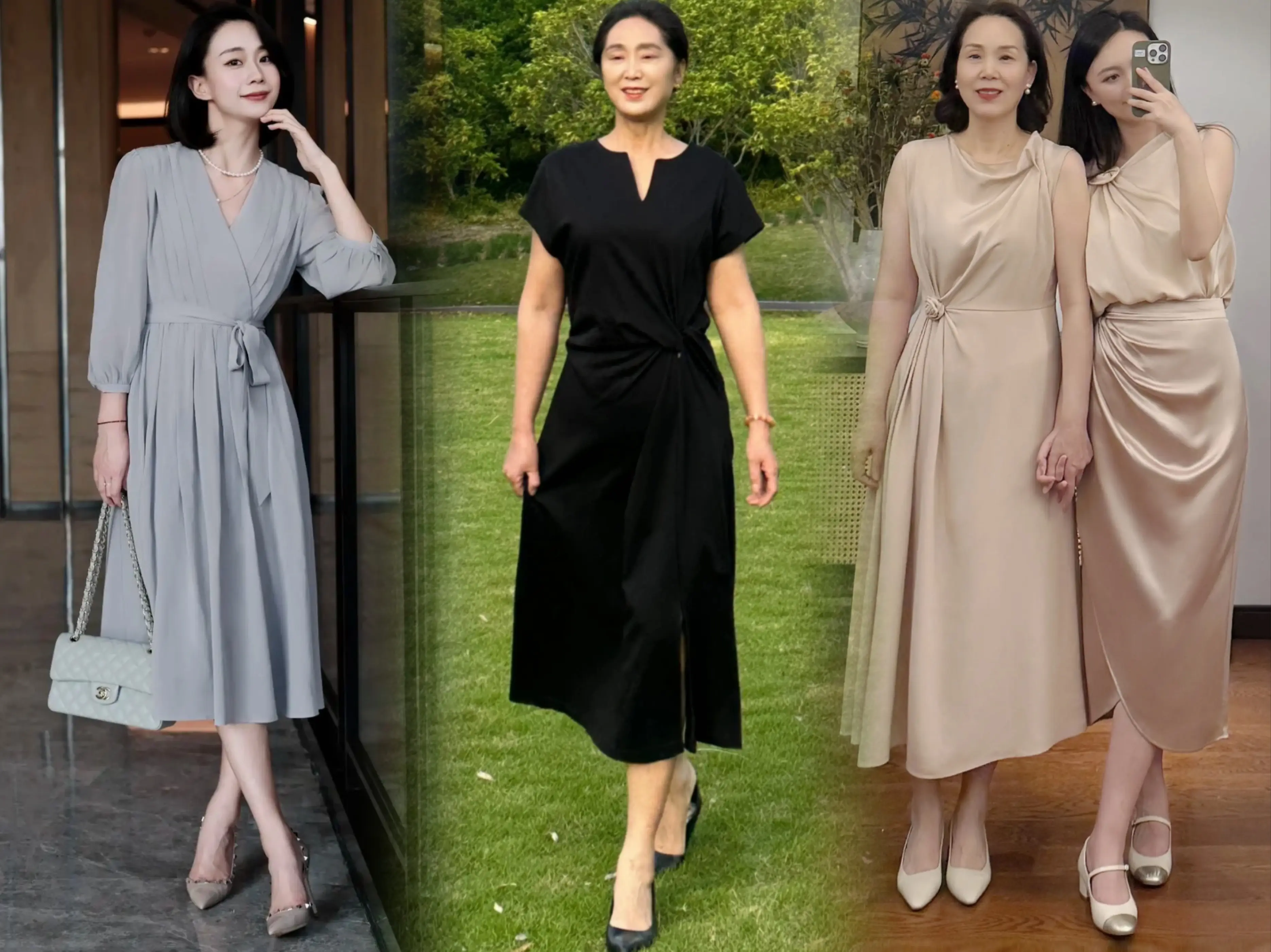 50岁的女人穿什么裙子好看又瘦?