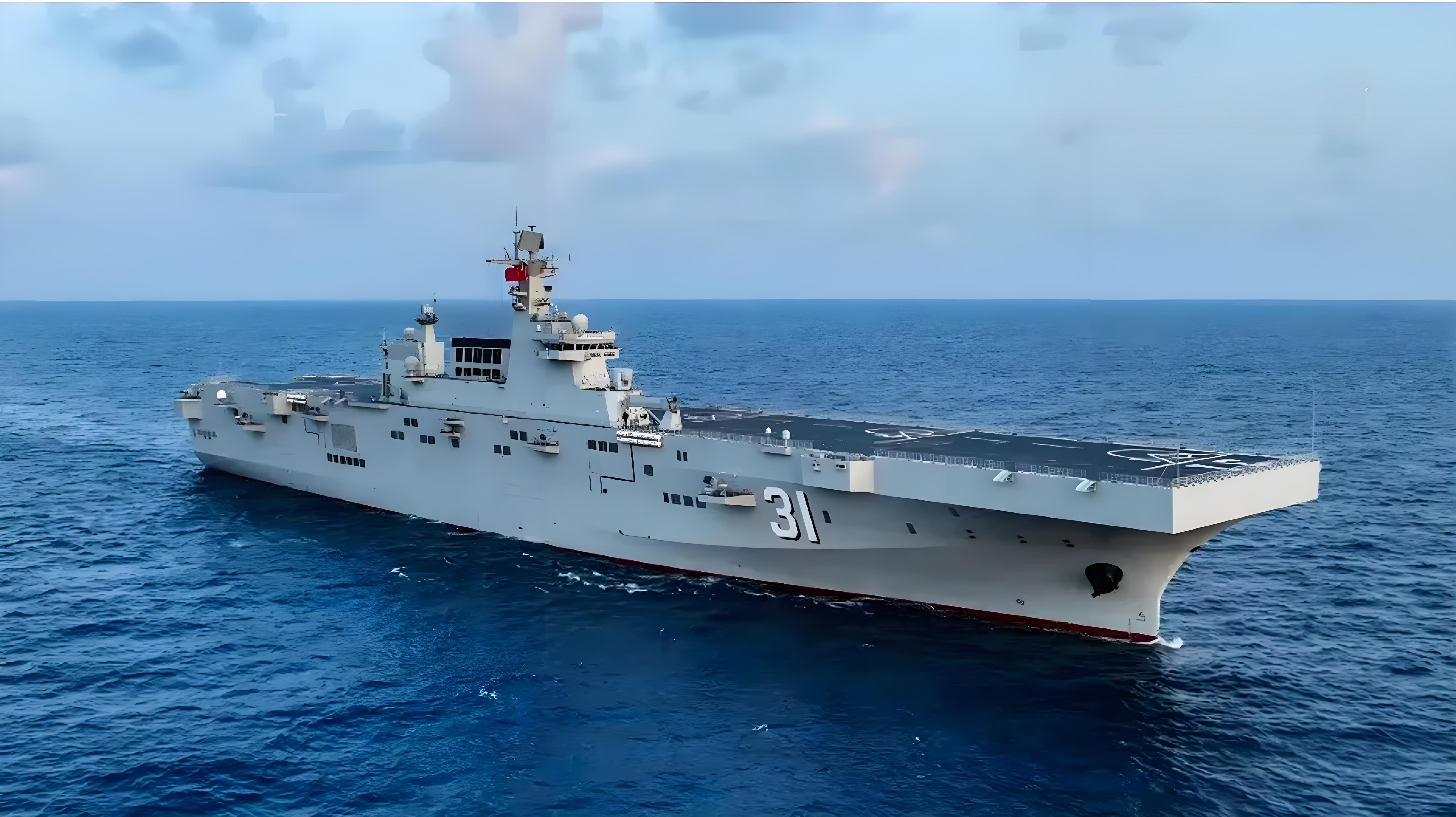 中国两栖攻击舰实力 076舰如何改变海上格局